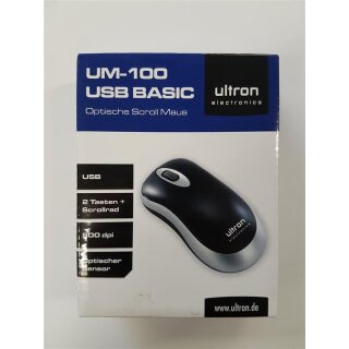 UM-100 opt. Maus, USB 800dpi, 1,8m Kabel