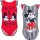 Minnie Maus Badeanzug, rot, oder grau, Größen 104-146