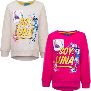 Soy Luna Sweatshirt Größen 116-152, pink, oder beige