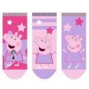 Peppa Pig - Baby Sneaker Socken für Mädchen 3er...