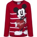 Mickey Mouse T-Shirt, rot, mit Glitzer- Herz,...