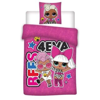 LOL Surprise! Bettwäsche"BFFS 4 EVA" 140x200cm, 100% Baumwolle
