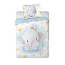 Süße Babybettwäsche "Elefantenjunge" 100x135cm - Qualität von FARO