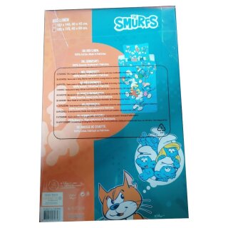 "Die Schlümpfe" Baby Bettwäsche 100x135 Motiv 100% Baumwolle