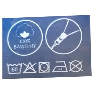 Baby Bettwäsche "Pinguin mit Schlafmütze" 100x135cm, 100% Baumwolle