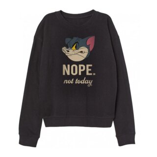 "NOPE. not today" Tom und Jerry Pullover Größen XS bis XL