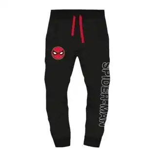 Bequeme Spiderman Freizeit- / Jogging- Hose für Jungen, schwarz, Größen 104 bis 134