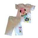 Baby Set kurzes Shirt mit Hose, Minnie Mouse "Peek a Bow!", grau 62