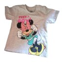 Baby Set kurzes Shirt mit Hose, Minnie Mouse "Peek a Bow!", grau 80