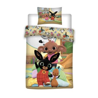 Baby Bettwäsche Bing "Turnstunde 2023" 100x135cm, 100% Baumwolle