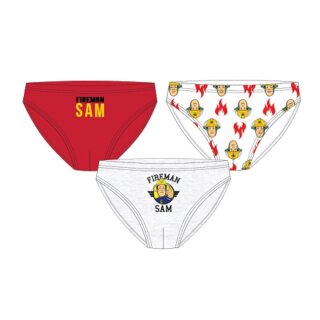 3er Pack Feuerwehrmann SAM Slip für Jungen