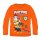 Paw Patrol Langarm-T-Shirt für Jungen - "Playtime Fun" Design, 100% Baumwolle, orange,110