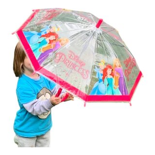 Regenschirm für Kinder / Mädchen 74cm Durchmesser Motiv: Disney Princess