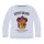 Harry Potter Gryffindor Wappen Langarm T-Shirt für Jungen | Grau | Größe 140