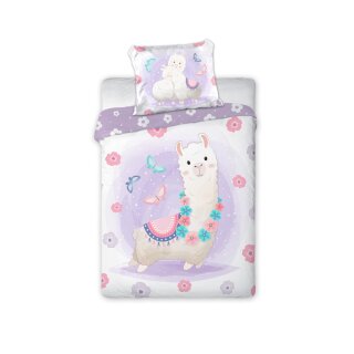 "Süßes Lama" Baby-Bettwäsche 100x135 cm von FARO – Komfort und Spaß im Kinderzimmer