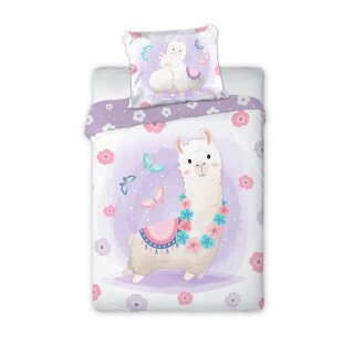 "Süßes Lama" Baby-Bettwäsche 100x135 cm von FARO – Komfort und Spaß im Kinderzimmer