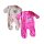 Minnie Maus Baby- & Kleinkind-Strampler | Rosa & Pink | 75% Baumwolle, 25% Polyester, Velours