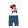 Babymode Set: Minnie Mouse Shirt & kurze Hose | weiß,80