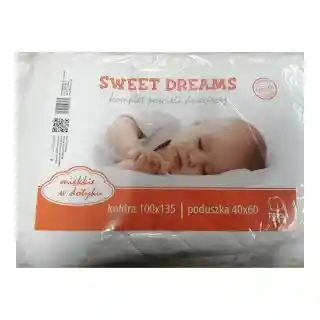 Baby- Bett- Decken und Kissen Set 100x135 cm + 40x60 cm
