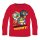 Paw Patrol Langarm-T-Shirt für Jungen - "Pup Pup Hooray!" Design, 100% Baumwolle rot 98