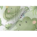 Babybettwäsche "Kleines Kroko" | 100x135cm | Niedlich & Bequem