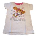 Pyjama für Mädchen | "Belive in your Dreams" | weiß-pink, 98/104