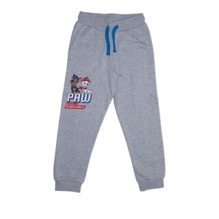PAW Patrol Jogginghose mit Schriftzug "on a Roll!", grau, 104
