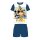 Kurzer Pyjama mit Mickey und Goofy "the best Friends" dunkelblau,104