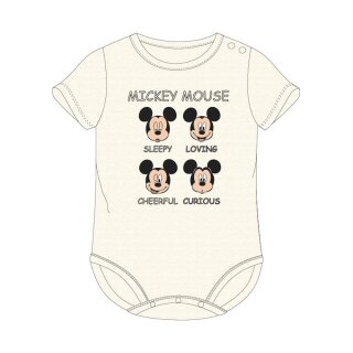 Kurzarm-Body für Kleinkinder - Mickey Mouse "Gemütszustand", 74