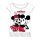 Mickey &amp; Minnie Mouse Kurzarm-Shirt mit Franzen f&uuml;r M&auml;dchen |  Leicht &amp; Luftig wei&szlig;,164