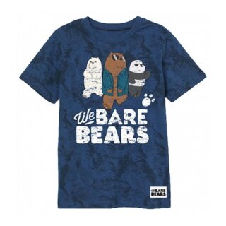 We Bare Bears – Bären wie wir -T-Shirt für Jungen | Comic-Druck | blau,152