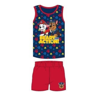 PAW Patrol "Ready for Action!" Pyjama-Set für Jungen  | blau-rot,110