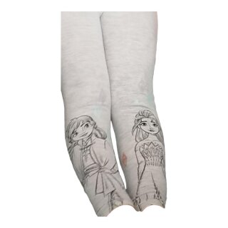 Elsa Leggings für Mädchen – grau & violett | Größen 104–134