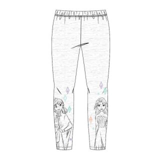 Elsa Leggings für Mädchen – grau & violett | grau,110