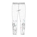 Elsa Leggings für Mädchen – grau & violett | grau,110