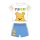 Winnie Puuh Baby-Bekleidungsset f&uuml;r Jungen | Kurzarm | wei&szlig;-blau,80