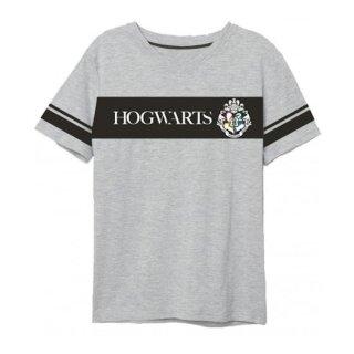 Harry Potter Herren T-Shirt „Triwizard Tournament“ | V-Ausschnitt | Grau,M