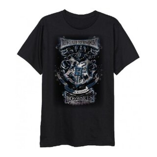 Harry Potter Herren T-Shirt „Triwizard Tournament“ | V-Ausschnitt | Schwarz,XL