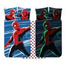 Spiderman Baby- / Kleinkinder Bettwäsche in Blau |...