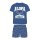Stitch "Aloha" Pyjama , Kurzes Oberteil, kurze Hose, blau,98