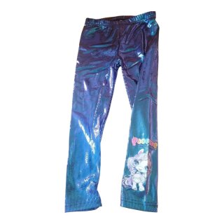 Poopsie Glitzer-Leggings Lila | Kindergrößen 104-134 | Stretch & Komfort, 134