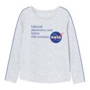NASA Langarmshirt Mädchen Grau | Größen 134-164 | Größe 164