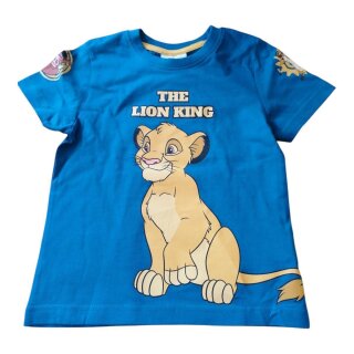 Lion King Simba T-Shirt für Jungen | Blau oder Rot | Gr. 92-128