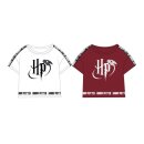 Crop-Top Mädchen | Weiß/Burgunder | 134–164 | Harry Potter