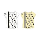 Minnie Mouse Kurzarm-Shirt für Mädchen | weiß & gelb | Größen 134-164