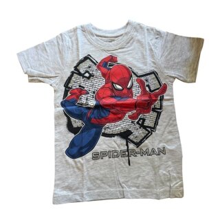 Kurzärmliges T-Shirt für Jungen | "Spiderman"| Blau oder Grau |  grau,116