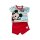 Mickey Mouse Baby-Bekleidungs-Set f&uuml;r Jungen | kurzes Shirt &amp; kurze Hose |  wei&szlig;-rot,68