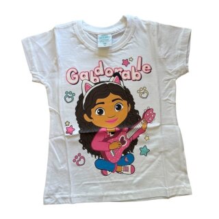 Kurzarm-Shirt für Mädchen | Gabby´s Dollhouse | Rosa oder Weiß | Größen 104-134