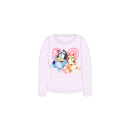 Langarm-Shirt für Mädchen | Bluey | Blau oder Rosa | Gr. 92-116