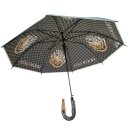 Regenschirm für Kinder 74cm Durchmesser Motiv: Hogwarts | Schwarz-Braun
